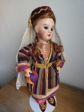 Antique bisque  French doll  SFBJ mold Jumeau, rare small size 3 (31 cm).