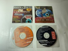 4 x PC CD-ROM RIVISTA PC ACTION / SOCCER 2000 - THE SETTLERS II VENI VIDI VICI