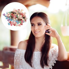  100 Pcs Craft Charms for Jewellery Making Ciondolo Cuore Pendenti Di Collana