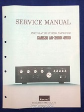 Manuale di servizio originale Sansui AU-3900 AU-4900 / Amplificatore integrato 