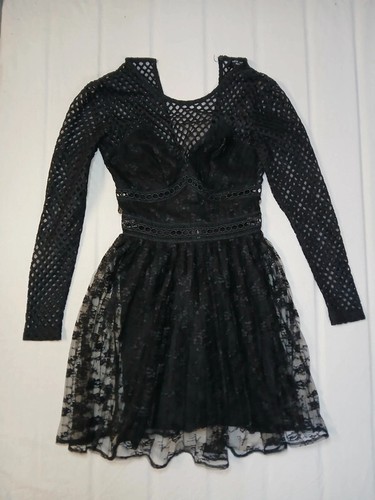 Abito pizzo nero - pizzo, s