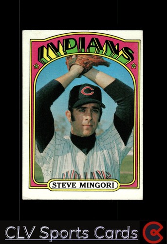 1972 topps 261 steve mingori - 1972,