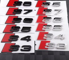 Emblema Adesivo Audi S3 S4 S5