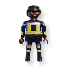 Playmobil personaggio uomo THW protezione civile uso uniforme cintura salvatore