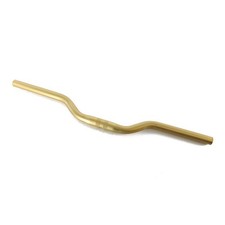 manubrio rise fixed alluminio 605mm oro anodizzato RIDEWILL BIKE scatto fisso