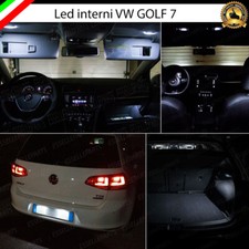 KIT LED INTERNI COMPLETO VOLKSWAGEN GOLF 7 + LUCI TARGA LED CANBUS 6000K BIANCO