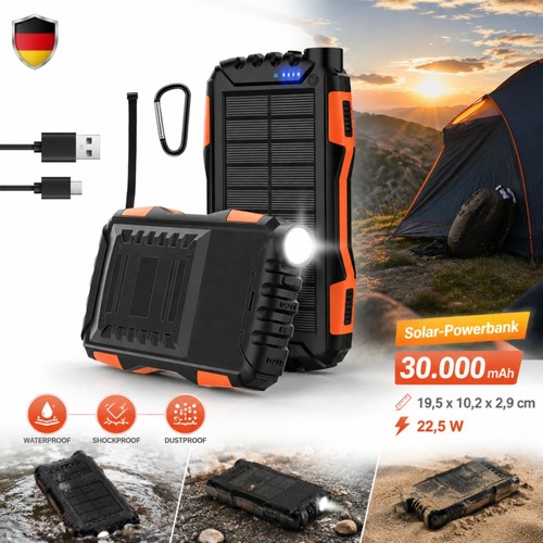 Powerbank solare 30000mah - powerbank,