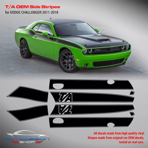 Dodge challenger strisce - dodge, t/a