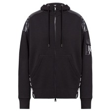Moncler logo con cappuccio - logo, e