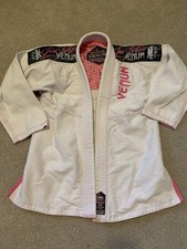 Kimono Venum Jiu Jitsu donna F2 bianco Gi BJJ MMA Grappling ricamato