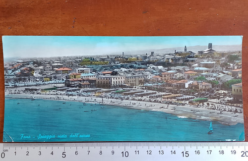 Fano spiaggia vista dall aereo - vista, dall'aereo