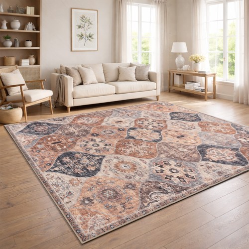 Tappeto vintage boho moderno - tappeto,