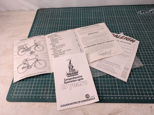 1980s vintage raleigh bicycle - 1980s,