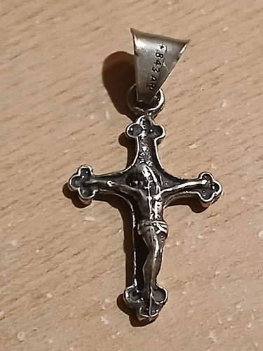 Crocifisso argento - in,