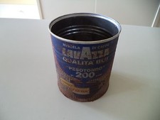 SCATOLO BARATTOLO DI LATTA CAFFE' LAVAZZA QUALITA' BLU - VINTAGE ANNI 70/80