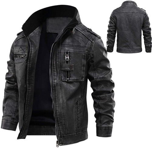 Nuovo pelle uomo giacca - nuovo,