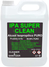 ALCOOL ISOPROPILICO ISOPROPANOL DETERGENTE PULIZIA PCB OSSIDAZIONE ULTRASUONI 5L