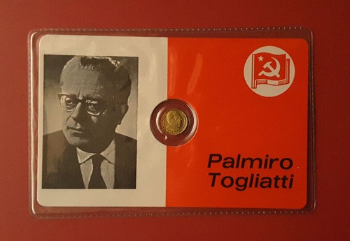Medaglia commemorativa palmiro - medaglia,