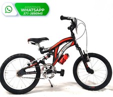 Bicicletta Velopoli BAMBINO 16" Biammortizzata Ammortizzata / Colore ROSSO NERO