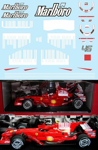 Decals per ferrari - 1/43,
