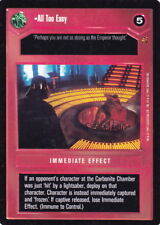 SWCCG Star Wars CCG • All too Easy • Dagobah BB Limited • RARE NMINT