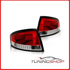 LDAU48 COPPIA FARI FANALI POSTERIORI AUDI TT 8N 1999-2006 ROSSO BIANCO LED Tunin