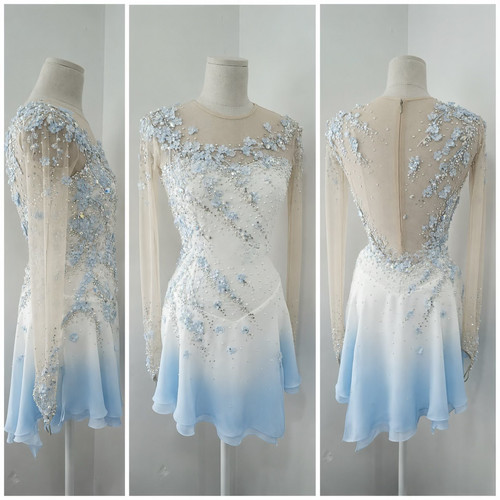 Elegante vestito pattinaggio
