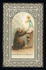 antico santino cromo-holy card