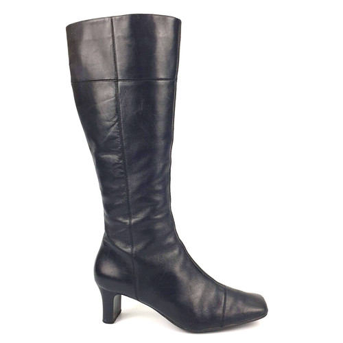 Clarks knee boots black - clarks,