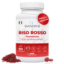 Bandini® RISO ROSSO FERMENTATO 90 Compresse Vegane (3 mesi) - Monacolina K