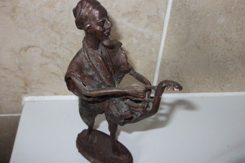 Vintage west african bronzed - african,