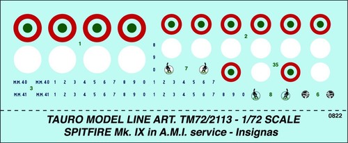 Tauro model tm72 2113 spitfire - tauro,