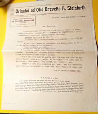 ORINATOI AD OLIO BREVETTO STEINFURTH STUDIO TEC. INDUST. ING.FISSORE & BARBAVARA