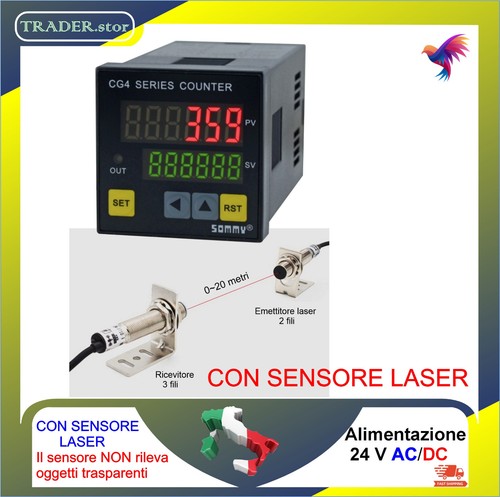 Contapezzi con sensore - , laser