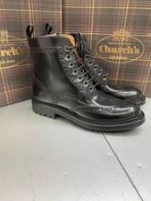 Stivaletto stringato brogue in