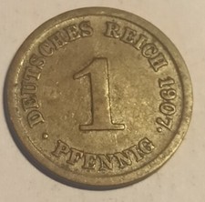 Rara pfennig centesimo 1907 - rara, 1