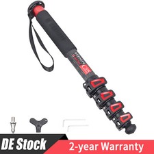 GEEHOPE D260C/D370C Monopiede Professionale in Fibra di Carbonio per Fotocamere