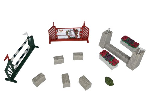 Schleich set cavallo salto - set,