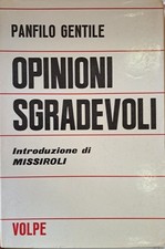 Opinioni sgradevoli [Paperback] Panfilo Gentile