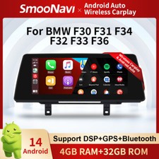Autoradio Android 10.25" Navigatore GPS DAB 4+32GB per BMW Serie 3/4 F30 F31 F34 NBT