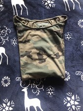 True Religion T-Shirt Maniche Lunghe Mimetico Taglia XL