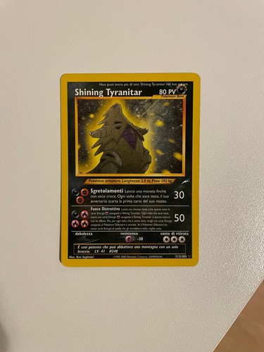 Pokemon shining tyranitar - shining, 1