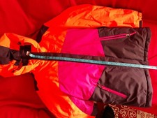 giacca da neve bambina decathlon wed'ze + pantaloni crivet usati solo 1 volta