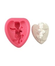 Stampo silicone angelo cuore
