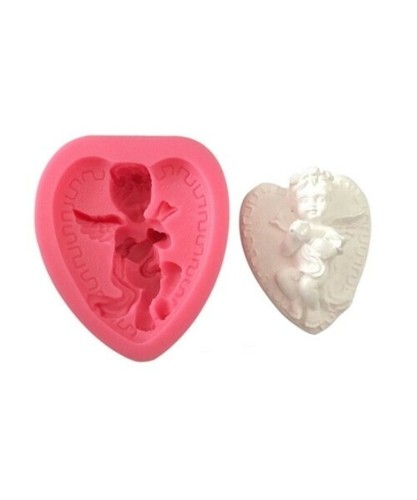 Stampo silicone angelo cuore