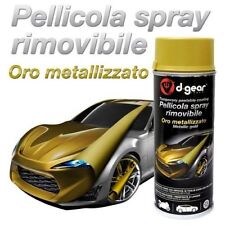 VERNICE ORO METALLIZZATO GOLD RIMOVIBILE CERCHI LEGA  AUTO MOTO  TUNING DGEAR