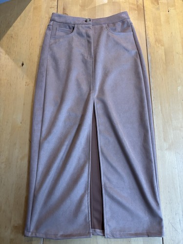 Gonna lunga wovcor beige - lunga,