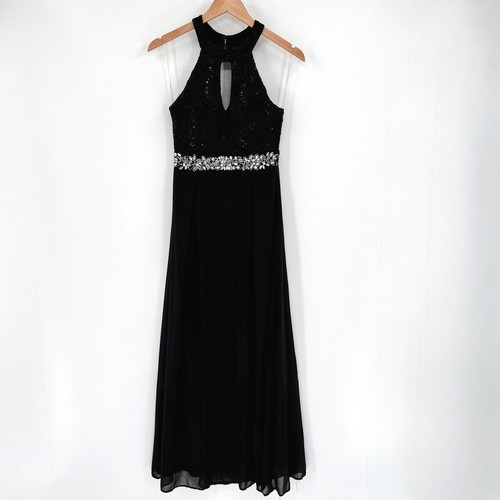 Abito lungo nero - , con