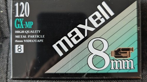 Maxell 8mm videocassette - 8mm, gx-mp