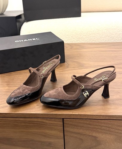 Escarpins slingback chanel - escarpins, en